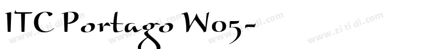 ITC Portago W05字体转换